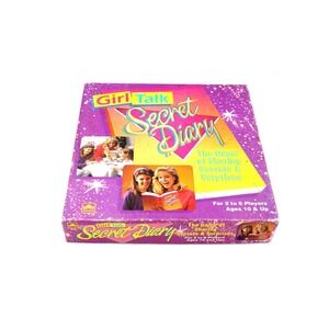 Vintage Girl Talk Secret Diary Board Game Complete 1991 1990s Retro‎ 90s
